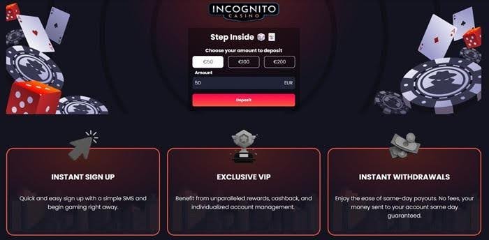 Image: Experience the Thrill of Incognito Casino Online in the United Kingdom